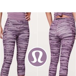 LULULEMON • Speed Up Crop *21" in Shadowed Smoked Mullberry • 6